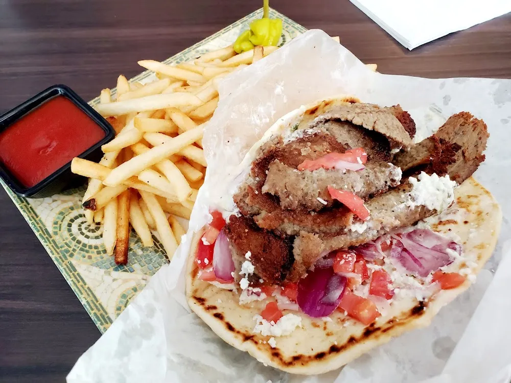 Gyro with Greek Fries